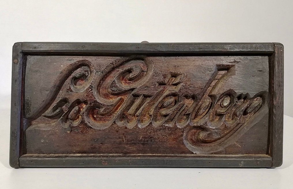 La Gutenberg - 標誌 - 古代装饰性排版符号 1930 - 木 #1.0