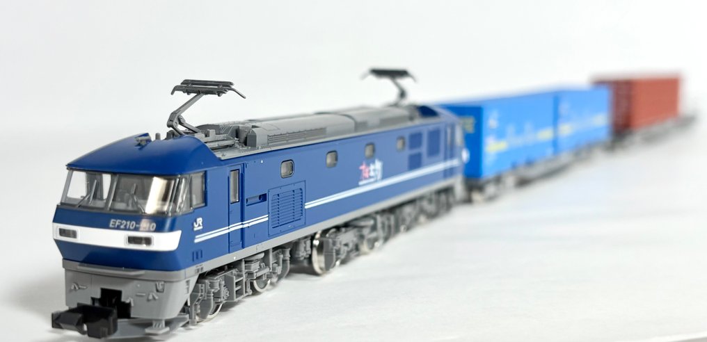 TOMIX N - 98394 - Τρένο μοντελισμού (1) - Σετ τρένου φορτίου με κοντέινερ EF210 (σετ 3 βαγονιών) - JR #1.0
