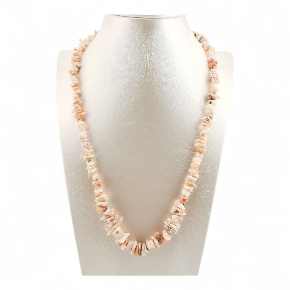 Corail - Argent - Collier - Artisanat italien #1.0