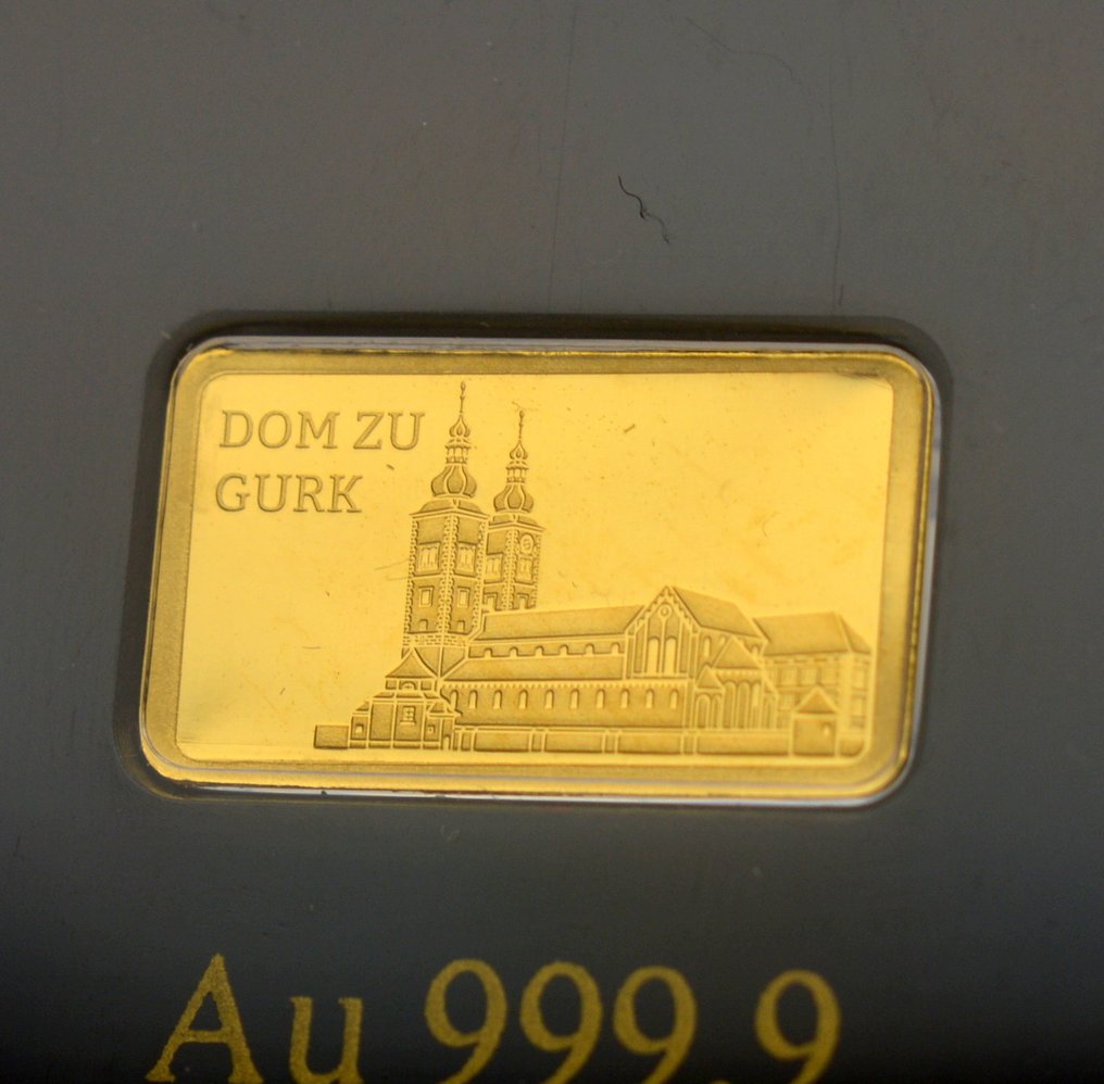 Αυστρία. Medal Dom Zu Gurk  - Bar Ingot - 1/200oz (.999)  (χωρίς τιμή ασφαλείας) #1.0