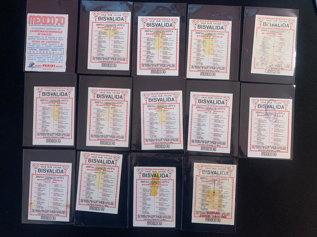 1970 Panini World Cup Mexico 70 - International Edition - 14 Card - Deficiente #3.2