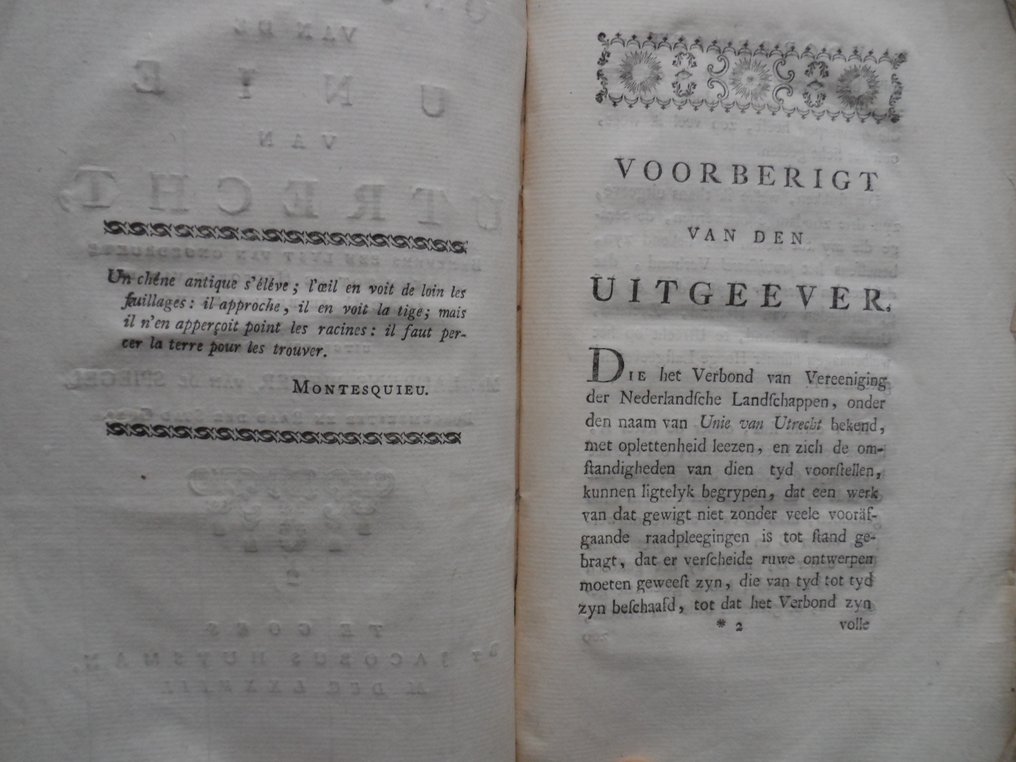 Laurens Pieter van de Spiegel - Ontwerpen van de Unie van Utrecht, benevens een lyst van ongedrukte stukken tot de historie van - 1778 #3.2