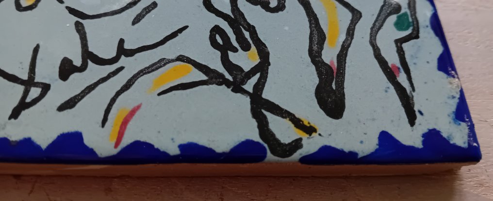 Fliese - Salvador Dalí (after) - 1950-1960 - Engelen #3.2