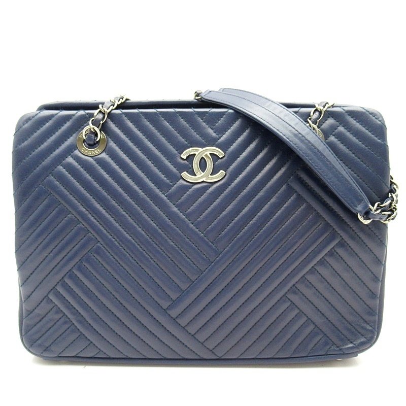 Chanel - V-stitch Chain Shoulder Bag - Väska #1.0