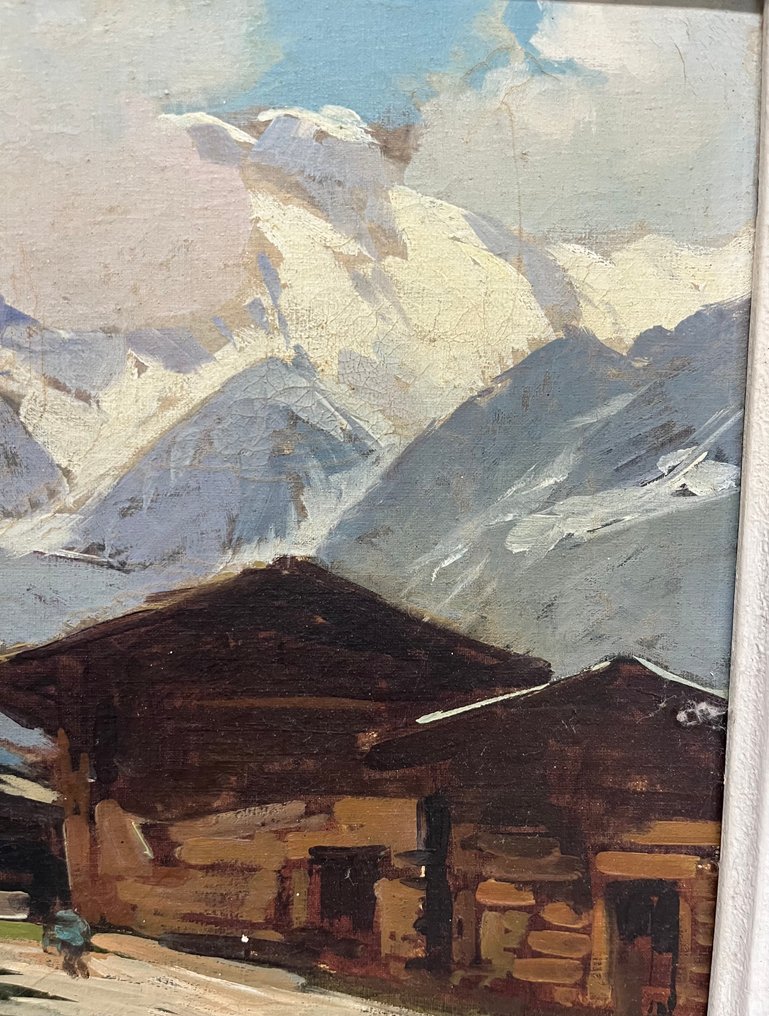 Ευρωπαϊκή σχολή (XX) - Paesaggio montano #1.0