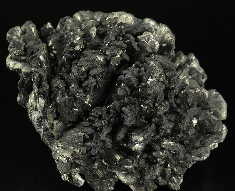 Στιμπνίτης Κρύσταλλοι στη μήτρα - Ύψος: 47 mm - Πλάτος: 90 mm- 220 g #2.1