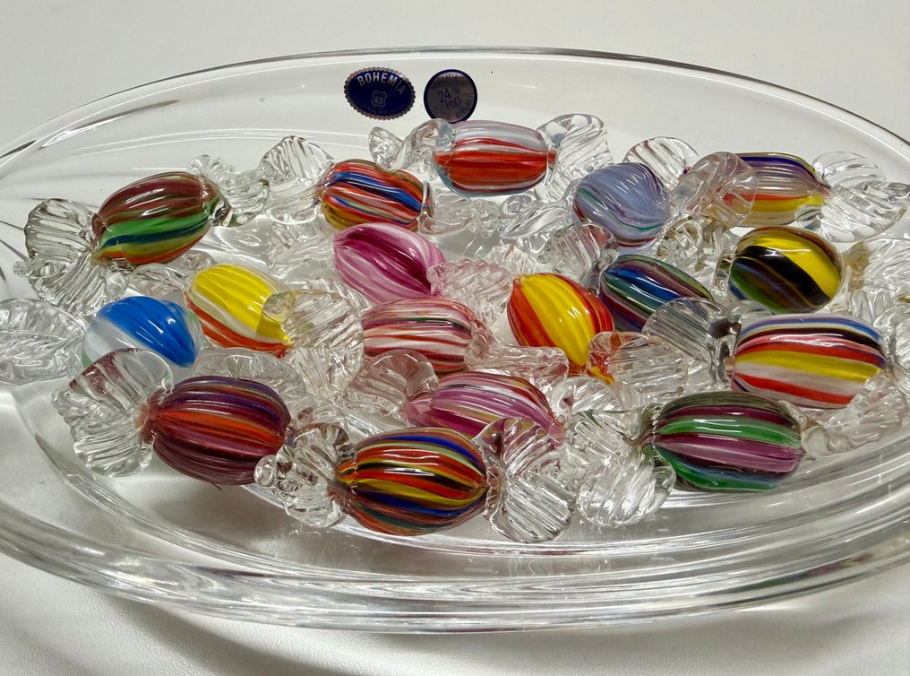 Bohemia - Fruktfat (17) - Kristallen Fruitschaal met Snoepjes - Krystall #2.1