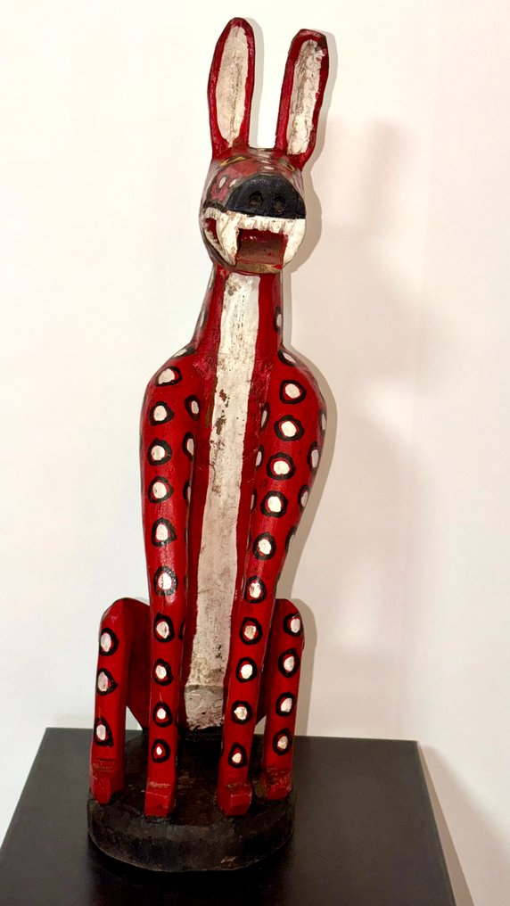 Léopard Bozo - Sculpture - Bozo - Mali  (Sans prix de réserve) #1.0