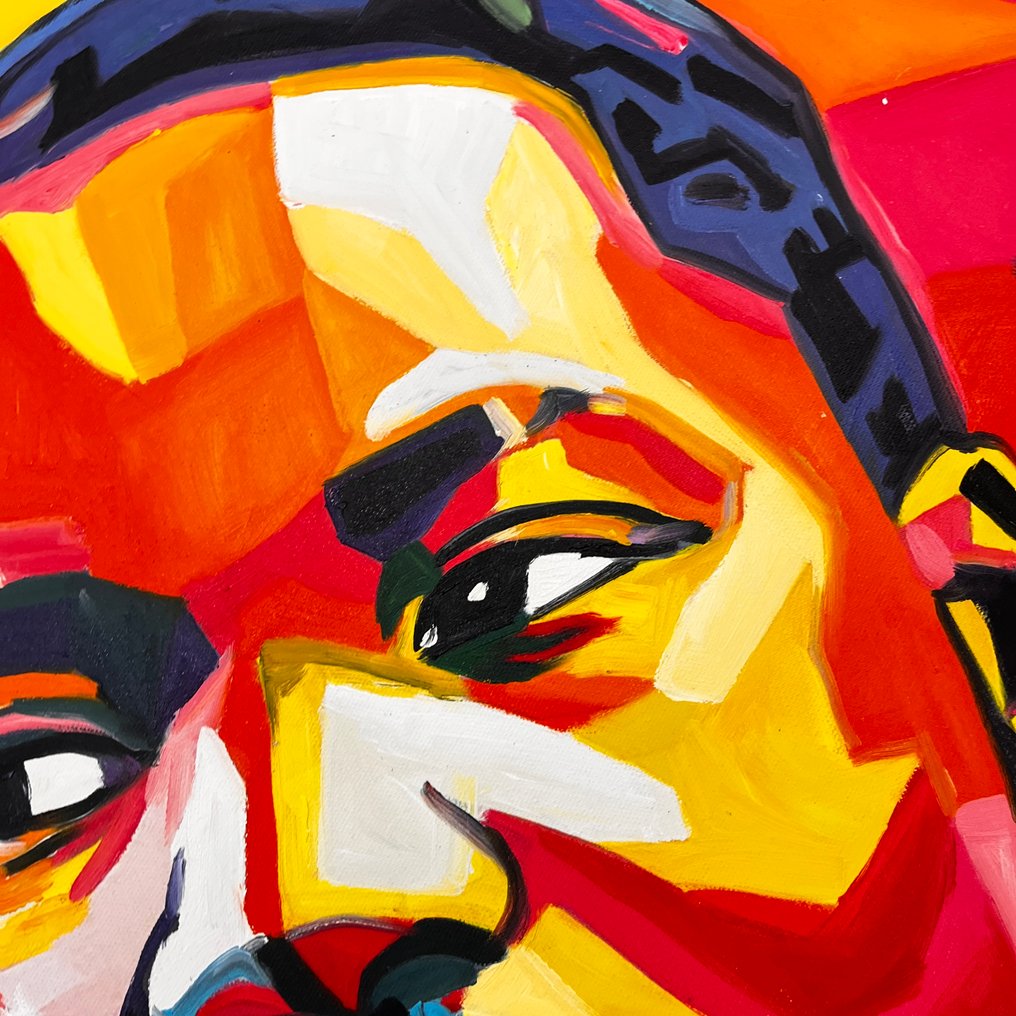 DR HIDE - (100% handpainted !) Luther King Thoughts #1.0