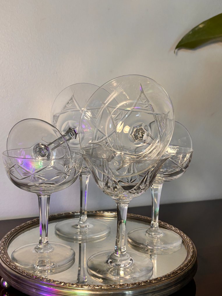 production française - Ποτήρι σαμπάνιας (6) - Κρύσταλλο #2.1