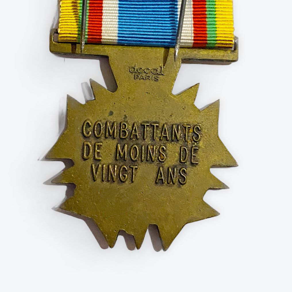 Γαλλία - Στρατιωτικό μετάλλιο - Μετάλλιο των μαχητών κάτω των είκοσι ετών. #1.0