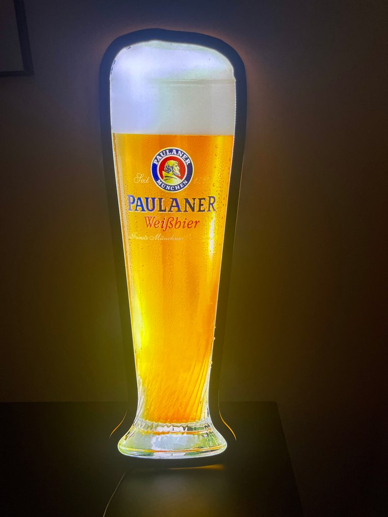 Paulaner Weißbier φωτιζόμενη διαφημιστική πινακίδα LED. - Διαφημιστική πινακίδα οπίσθιου φωτισμού - πλαστικό #3.2