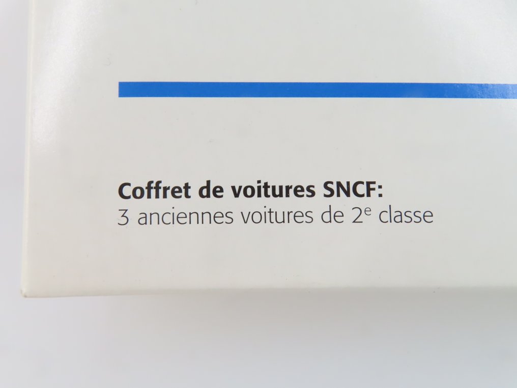 Märklin H0 - 43972 - Σετ επιβατικού τρένου μοντελισμού (1) - Σετ τριών τμημάτων επιβατικών βαγονιών με διπλά βαγόνια coupe, 2η τάξη. - SNCF #4.3