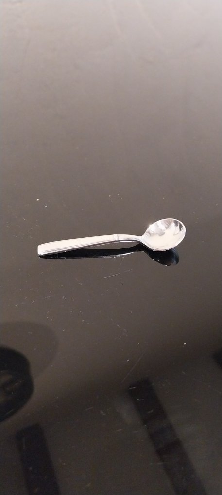 Christofle - Gio Ponti - 鱼餐具 (2) - 服务鱼子酱 - 水晶 #4.3