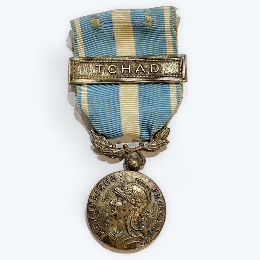 Γαλλία - Στρατιωτικό μετάλλιο - Μετάλλιο των Υπερατλαντικών Περιοχών με καρφίτσα. #1.0