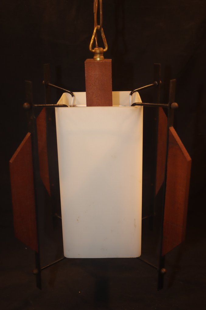 Stilnovo Design Team - Φωτιστικό οροφής - Γυαλί, Μέταλλο, Ξύλο #2.1