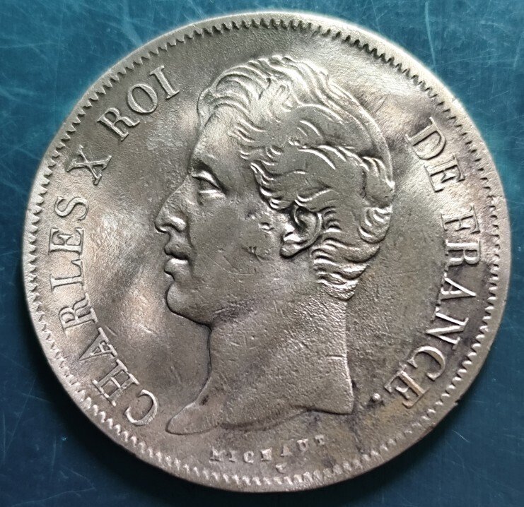 法国. Charles X. 5 Francs 1828-W, Lille  (没有保留价) #1.0