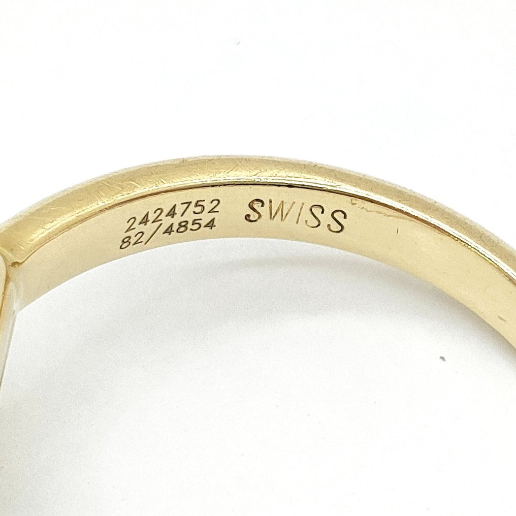 没有保留价 - Chopard - 戒指 - Happy Diamonds - 18K包金 黄金 #1.0