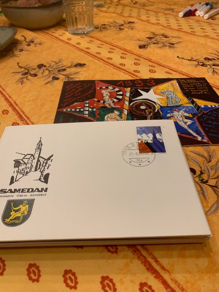 Ελβετία 1965/1991 - Περισσότερες από 130 εβδομαδιαίες επιστολές 1980-1989. #3.2