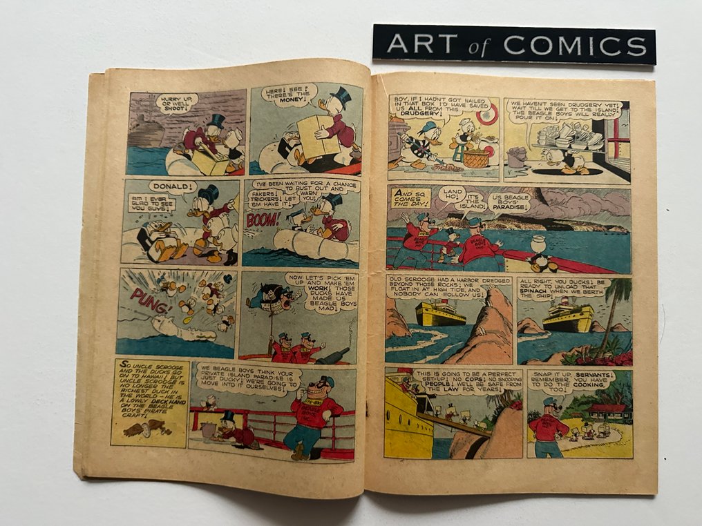 Uncle Scrooge #4 - 1st issue in own title - 1 Comic - Prima ediție - 1954 #4.3