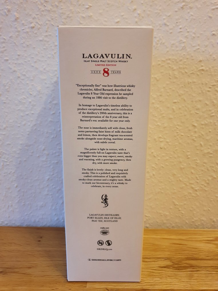Lagavulin 8 years old 200th Anniversary  - 70cl #4.3