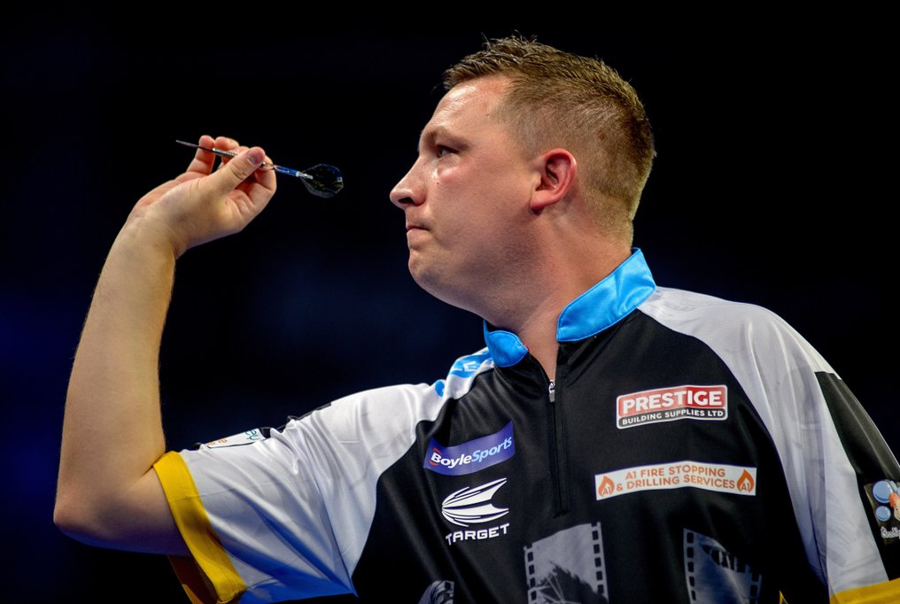 PDC World Darts Championship - Chris Dobey - 签名终极卡 - 装裱拼贴画 - 无 rp 价格！！  #2.1