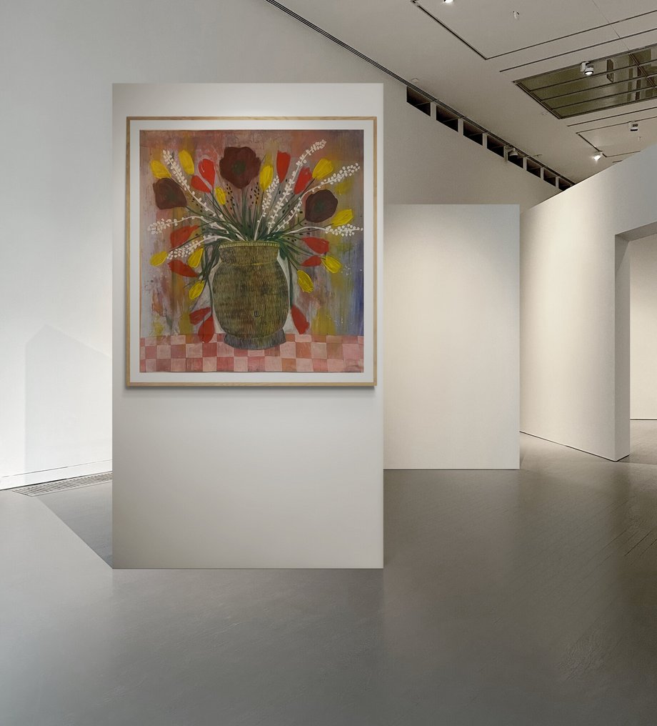 J. DELGALLO - Flores ardientes. XL. ( NO Reserve ) #1.0