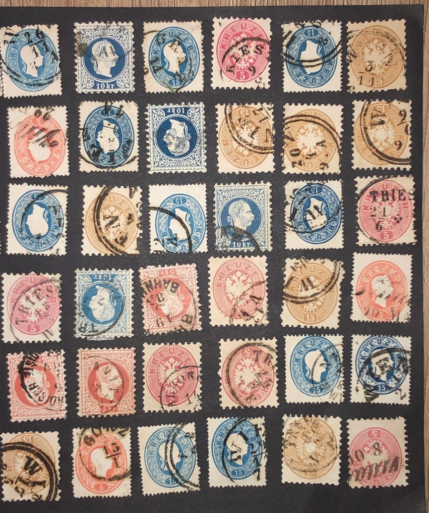 Αυστρία 1850/1867 - Αυστρία 1850/1867, υπερβολική χρήση μετοχών, υψηλός κατάλογος. #2.1