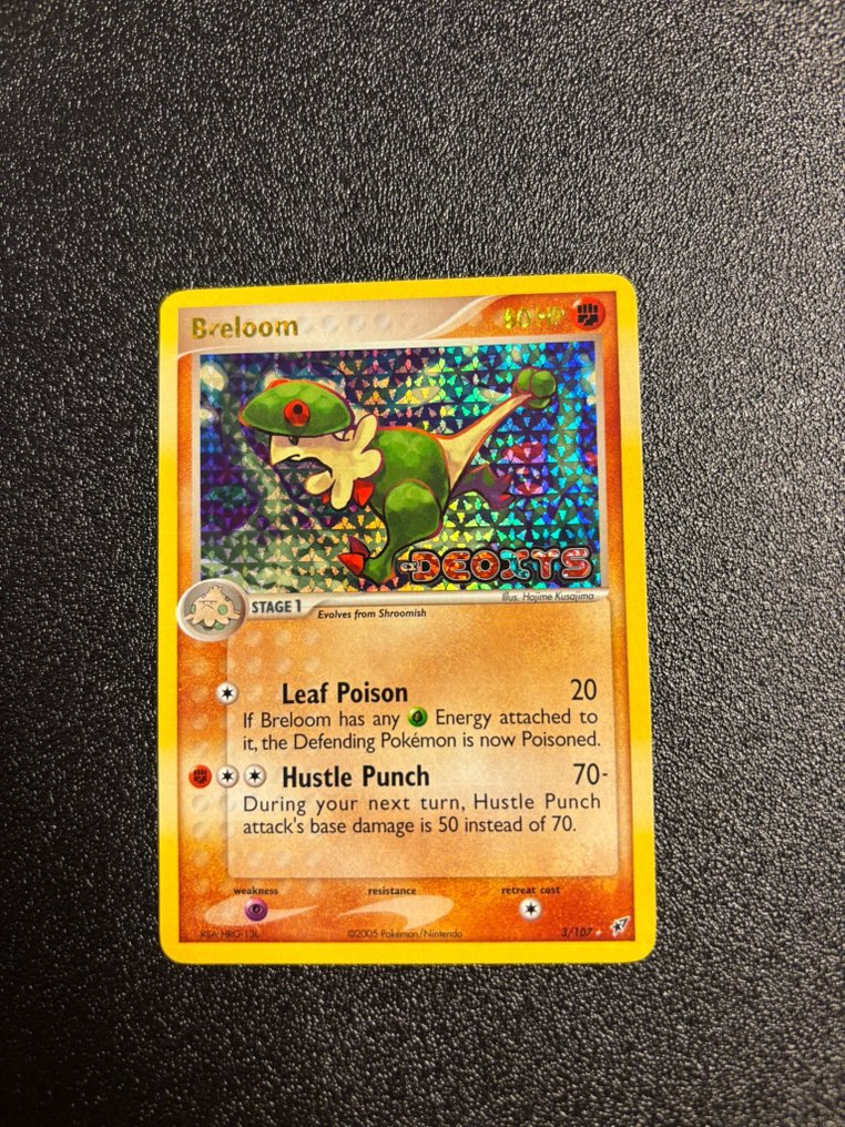 Pokémon - 1 Card - Breloom 31/97 Stamped Reverse holo - EX - EX Deoxys #1.0