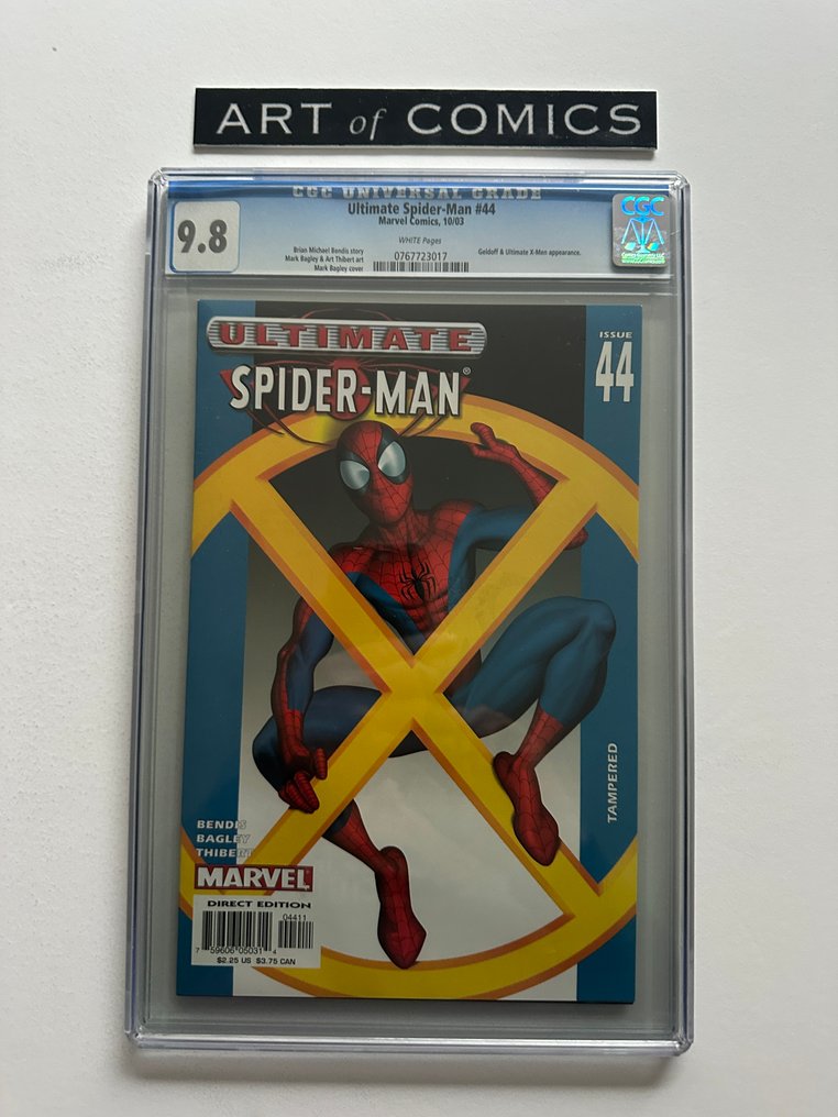 Ultimate Spider-Man #44 - CGC 9.8 - Geldoff, Ultimate X-Men appearance - 1 Graded comic - EO - 2003 #1.0