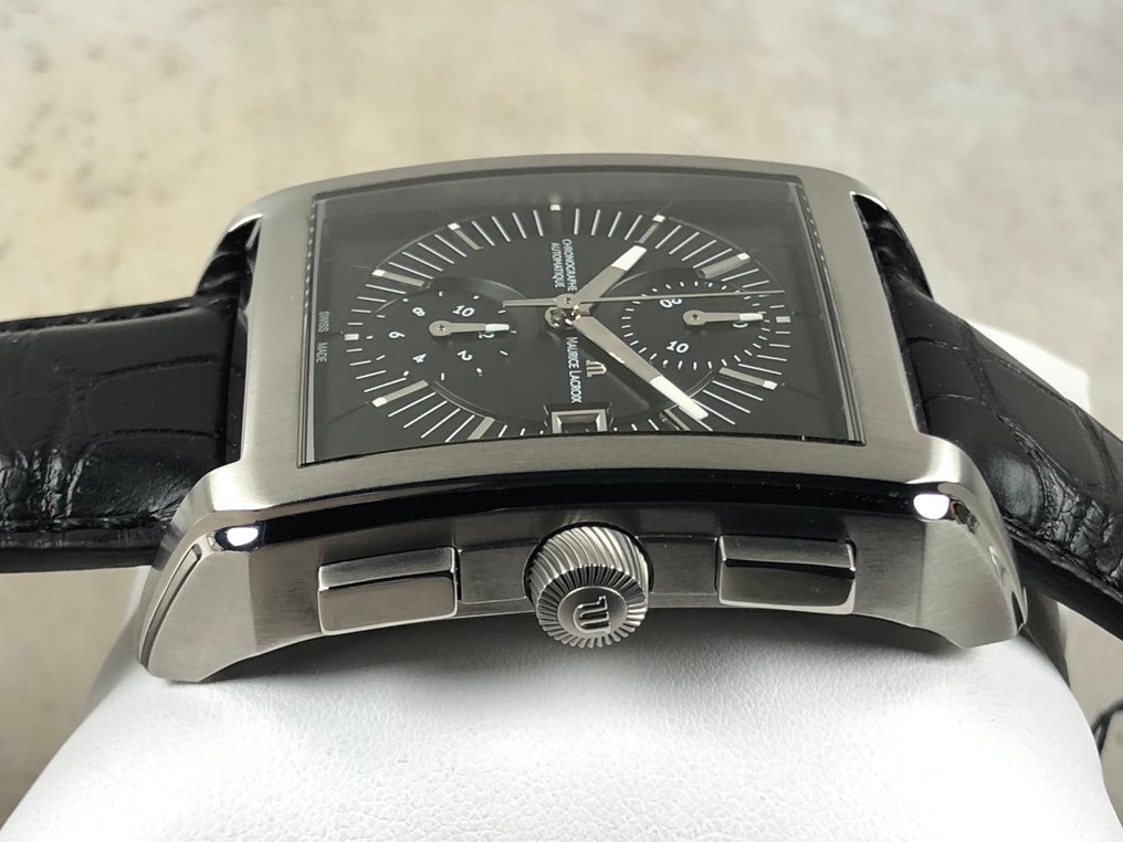 Maurice Lacroix - Pontos Rectangulaire Chronograph Automatic - PT6187-SS001-330 - Mænd - 2010-2020 #3.2