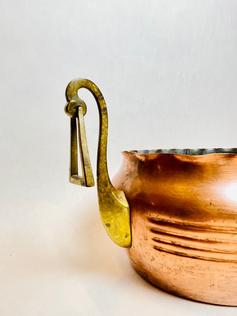 WMF / Geislingen - Albert Mayer - 花盆架 - 宏伟的 - 铸造黄铜 - WMF Jugendstil 1900–1910 #1.0