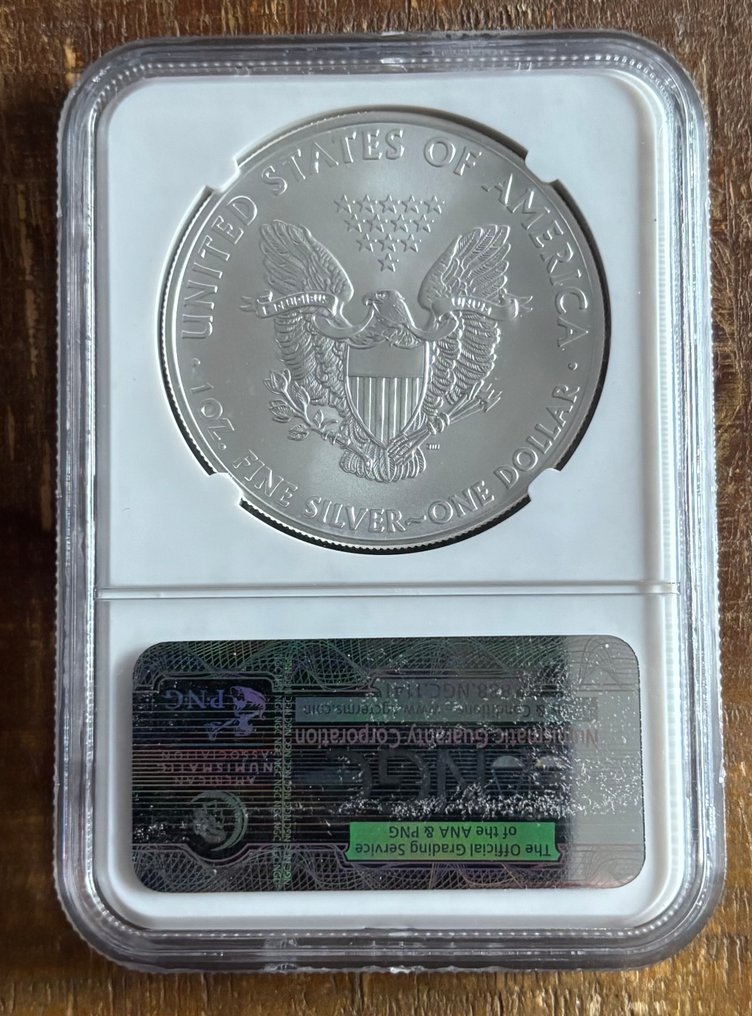 Stati Uniti. 1 Dollar 2011 American Silver Eagle. NGC MS70 Early release (Senza prezzo di riserva) #1.0