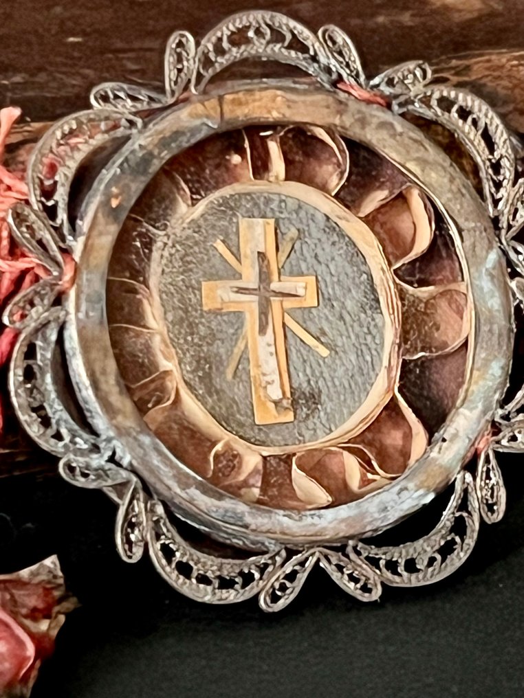  Λειψανοθήκη - Alloy - 1750-1800 - Άγιος Σταυρός του Κυρίου μας Ιησού Χριστού.  #3.2