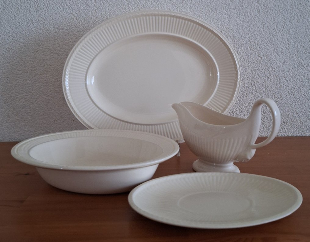 Wedgwood - Σερβίτσιο δείπνου (4) - Πήλινο, Κεραμικό - Edme Queen's Ware #2.1