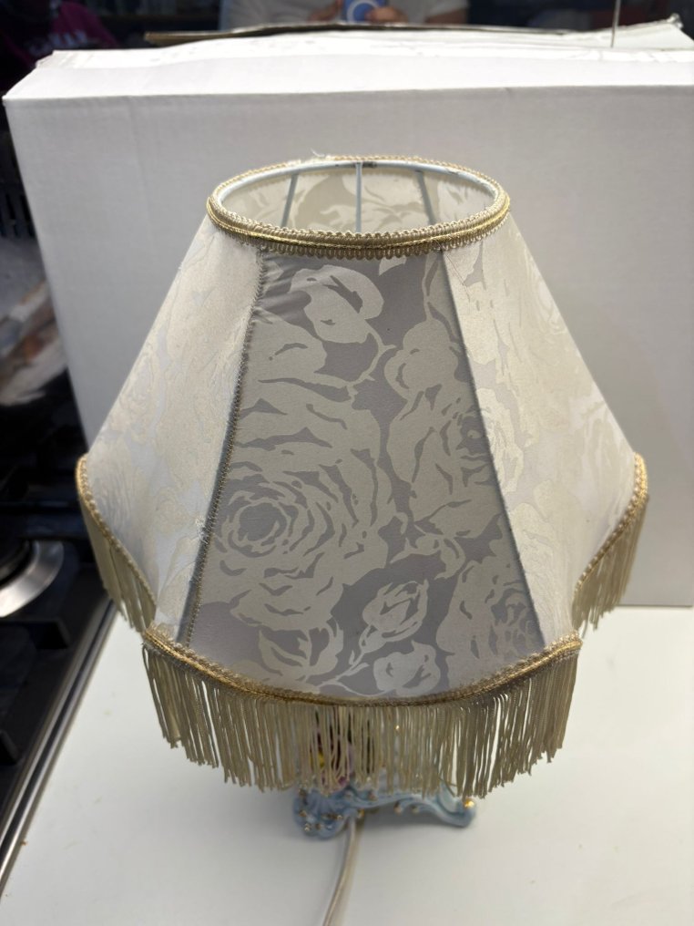 灯具 (2) - 瓷, 纺织品 - 一对灯具 #3.2