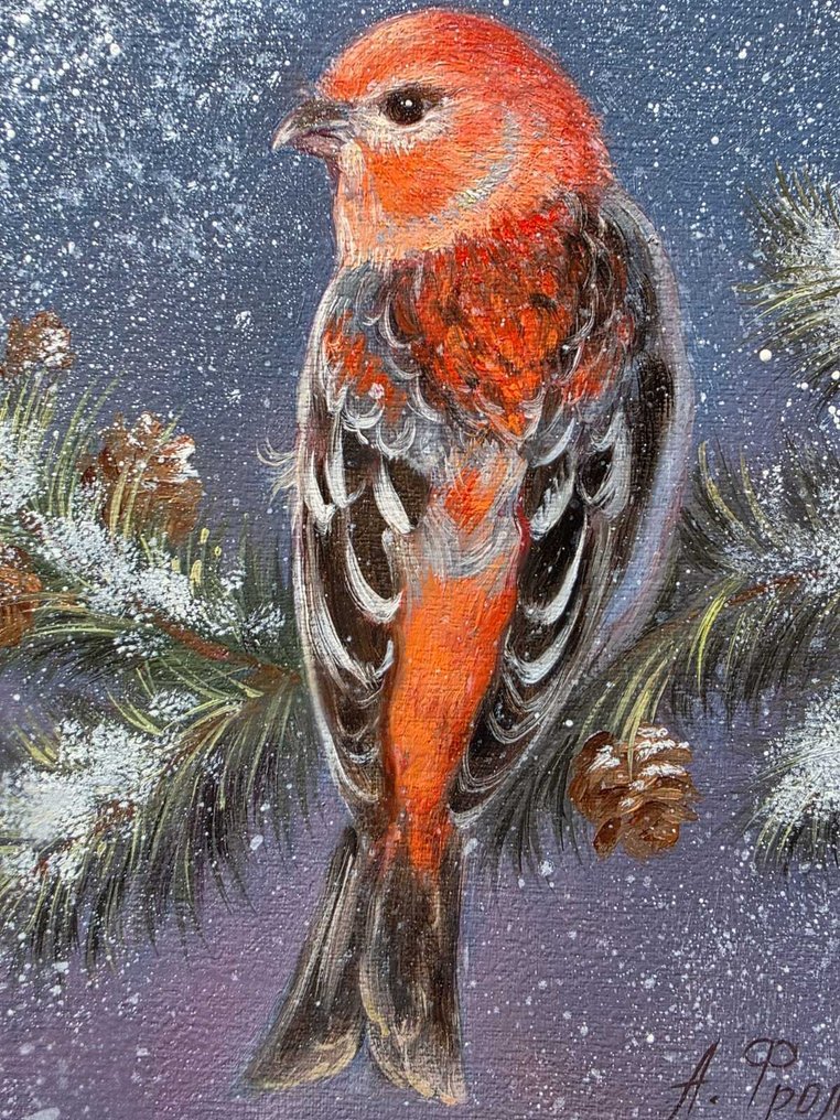 Anna Frolova (XX-XXI) - Пташка смеречник на засніженій ялинці #4.3