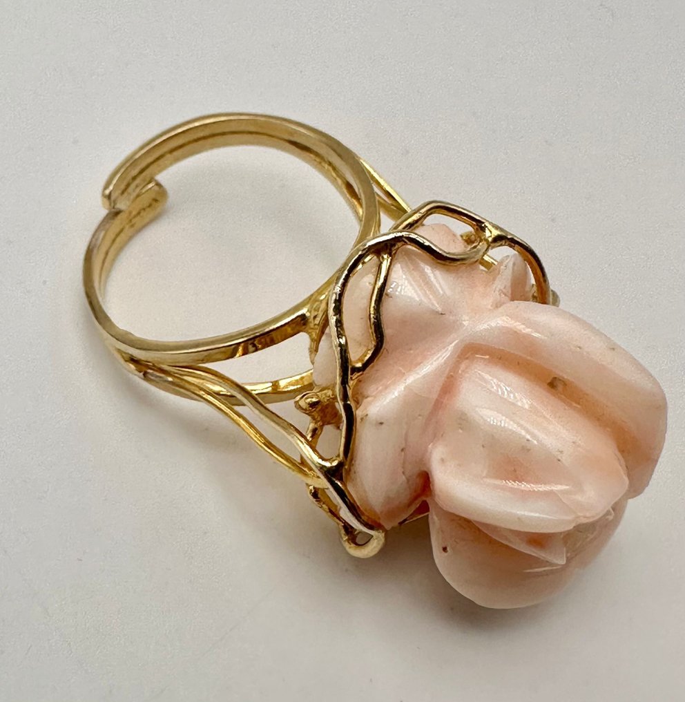 Ingen mindstepris - Ring Sølv Koral #1.0