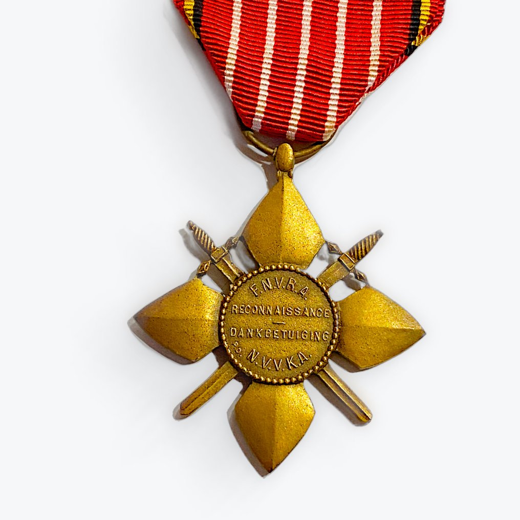 比利时 - 军事勋章 - 国王阿尔伯特退伍军人全国联盟表彰奖章 #1.0