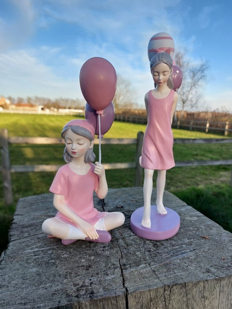 塑像, balloon girl - 29 cm - polyresin #1.0