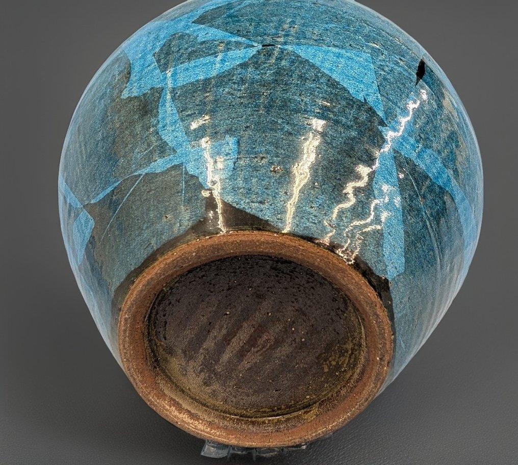 Βάζο - Κεραμικό - Ιαπωνία - Βάζο Kutani Ware με κουτί  (χωρίς τιμή ασφαλείας) #4.3