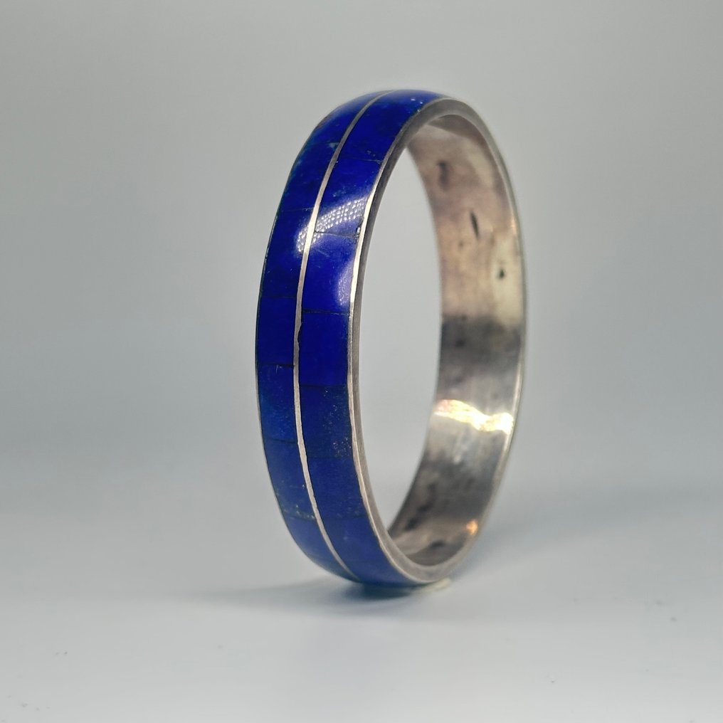 Λάπις λαζούλι - Ασήμι 925 - Μπανγκλ #1.0