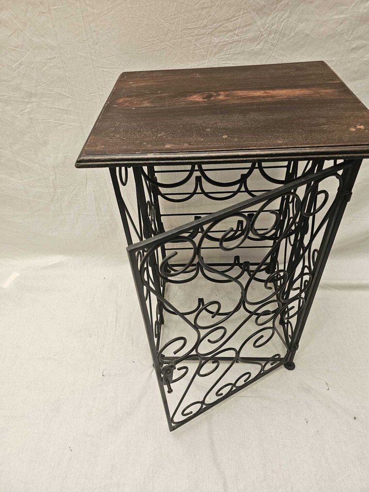 Weinregal - Antikes eisernes industrielles Design - Eisen #3.2