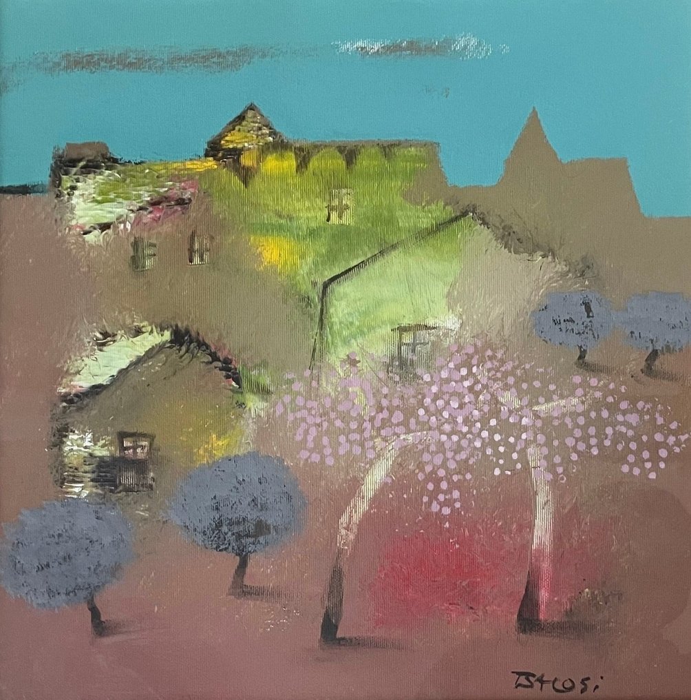 Manlio Bacosi (1921-1998) - Paesaggio umbro #1.0