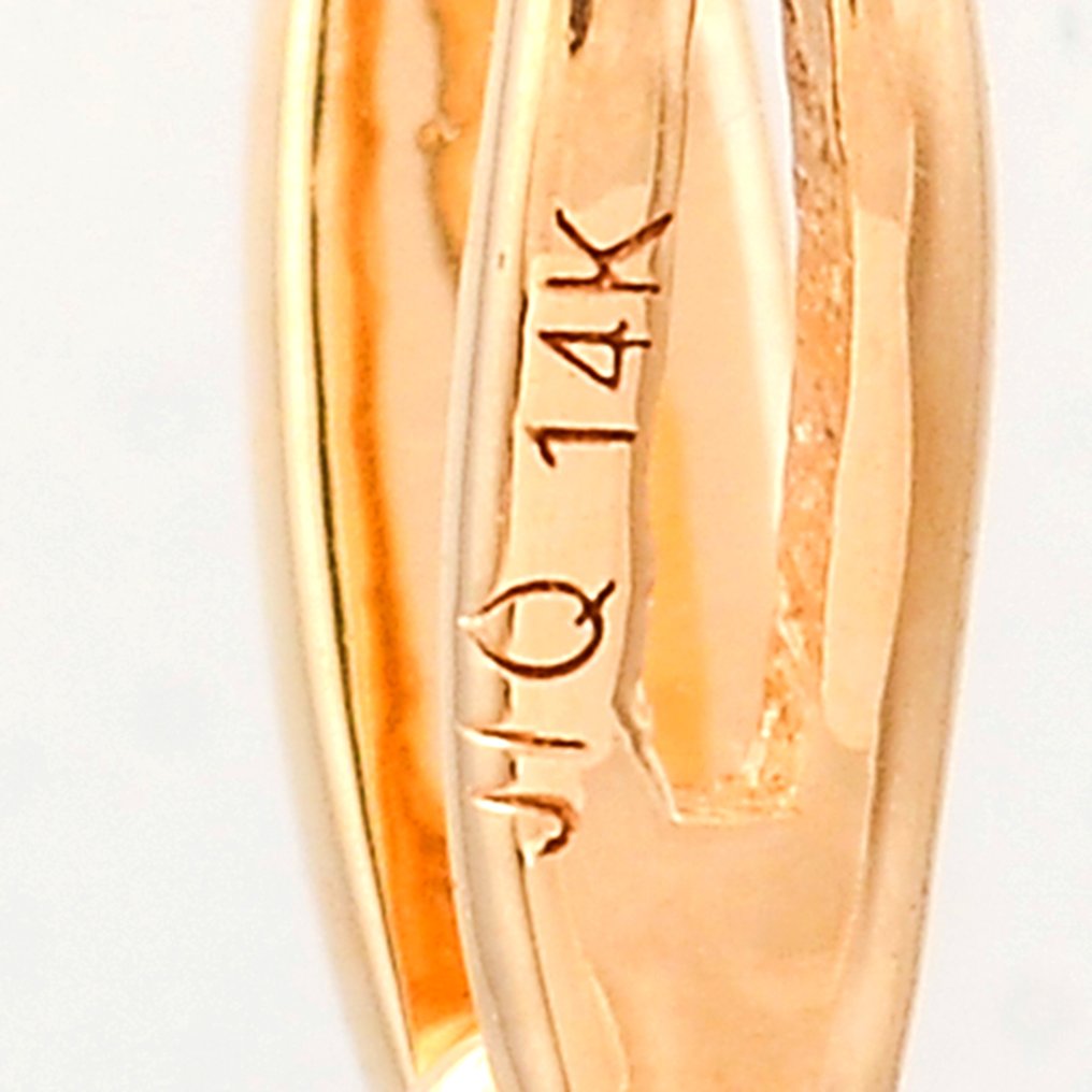 沒有保留價 - 墜飾 - 14 克拉 黃金 -  1.67ct. tw. 祖母綠 - 鉆石 #4.3