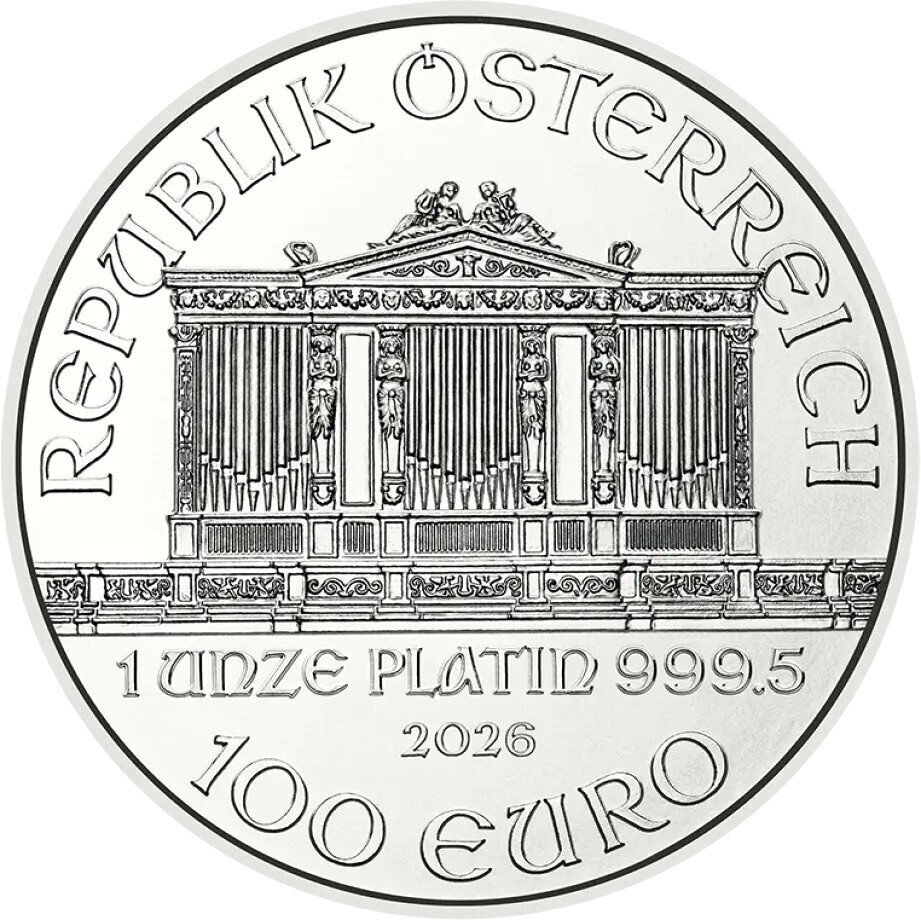 1 Troy Ounce - Hopea .999 - Philharmonique 2026 - 31,1 gram - fine Platinum #2.1