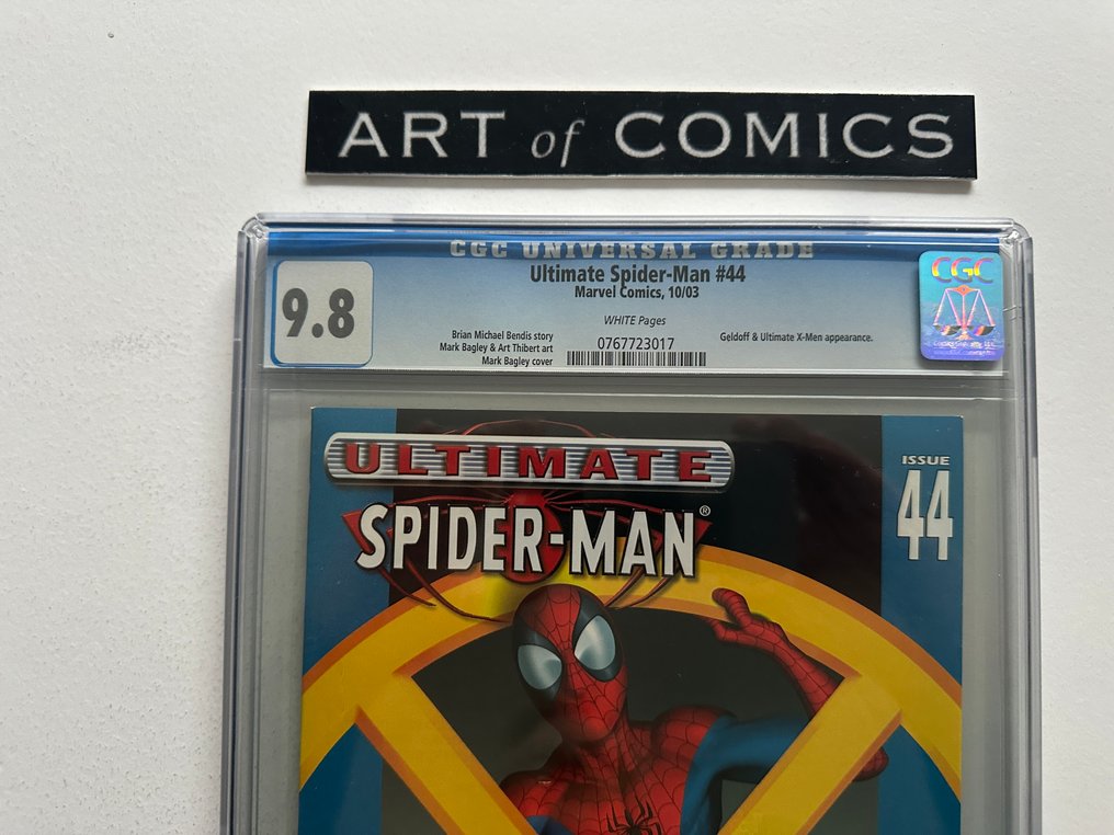Ultimate Spider-Man #44 - CGC 9.8 - Geldoff, Ultimate X-Men appearance - 1 Graded comic - EO - 2003 #2.1