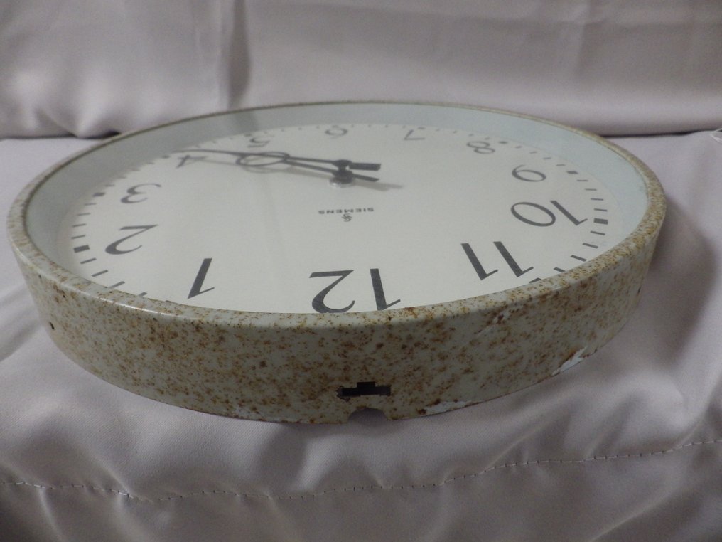 Ρολόι σταθμού - Siemens -  Industrial Χάλυβας, Γυαλί - 1950-1960 - ρολόι εργοστασίου #3.2