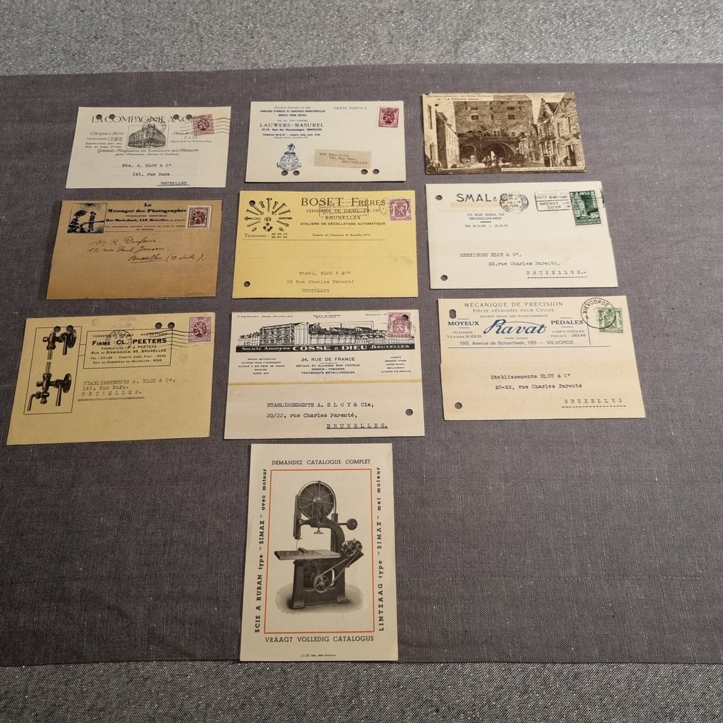 Βέλγιο, Ολλανδία - Fantasy - Διαφημίσεις - Επιστολόχαρτα - Εικόνες Νομισμάτων/Γραμματόσημα - Ταχυδρομείο - Καρτ-ποστάλ (157) - 1900-1990 #4.3