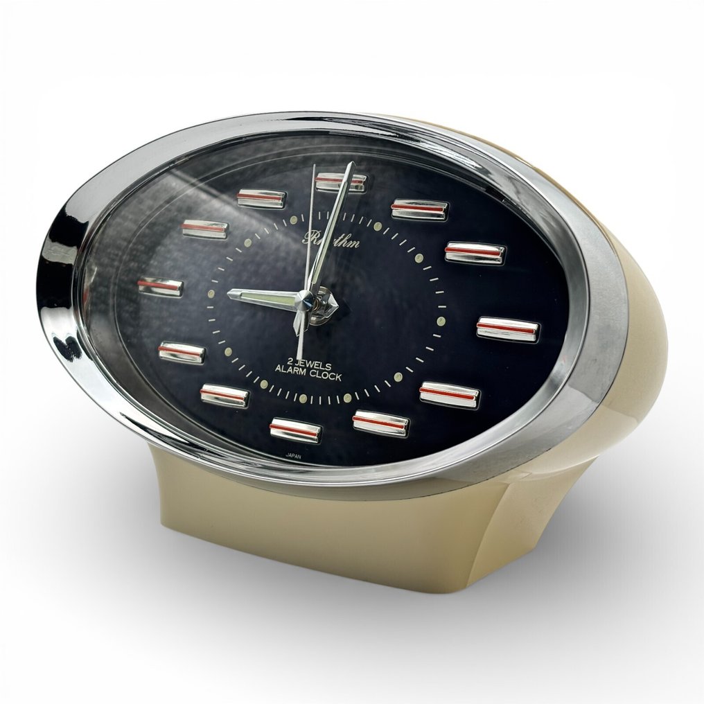 Ξυπνητήρι - Rhythm Space Age - ABS - 1970-1980 - Μαύρος δίσκος Sunburst #2.1